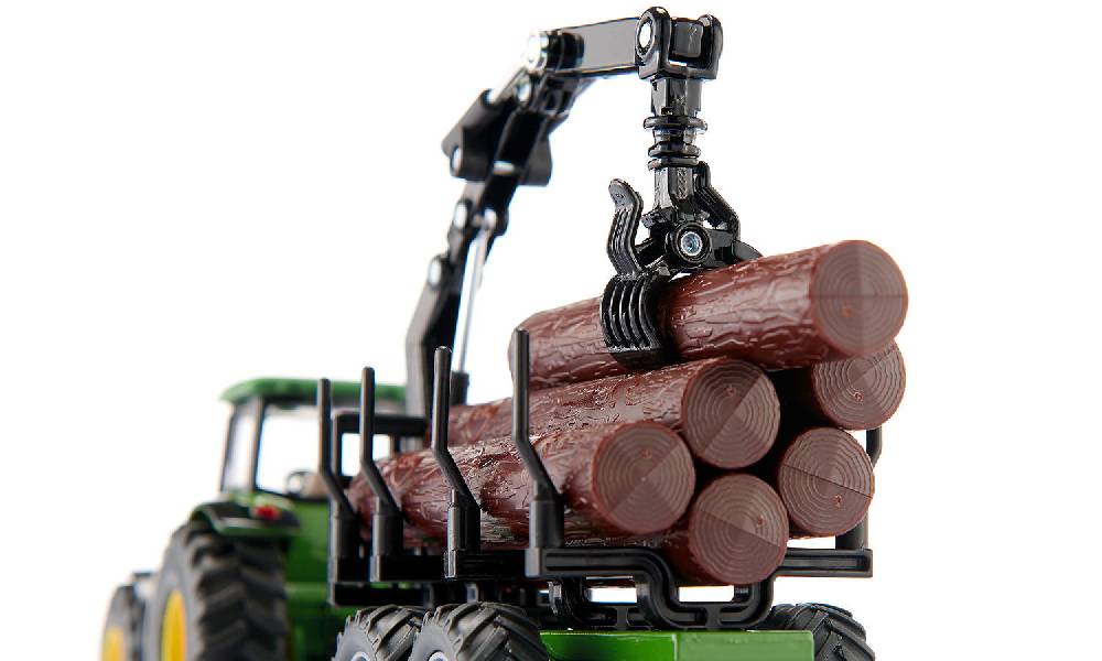 Siku Traktor mit Forstanhänger 10195400003 Fabrikverkauf