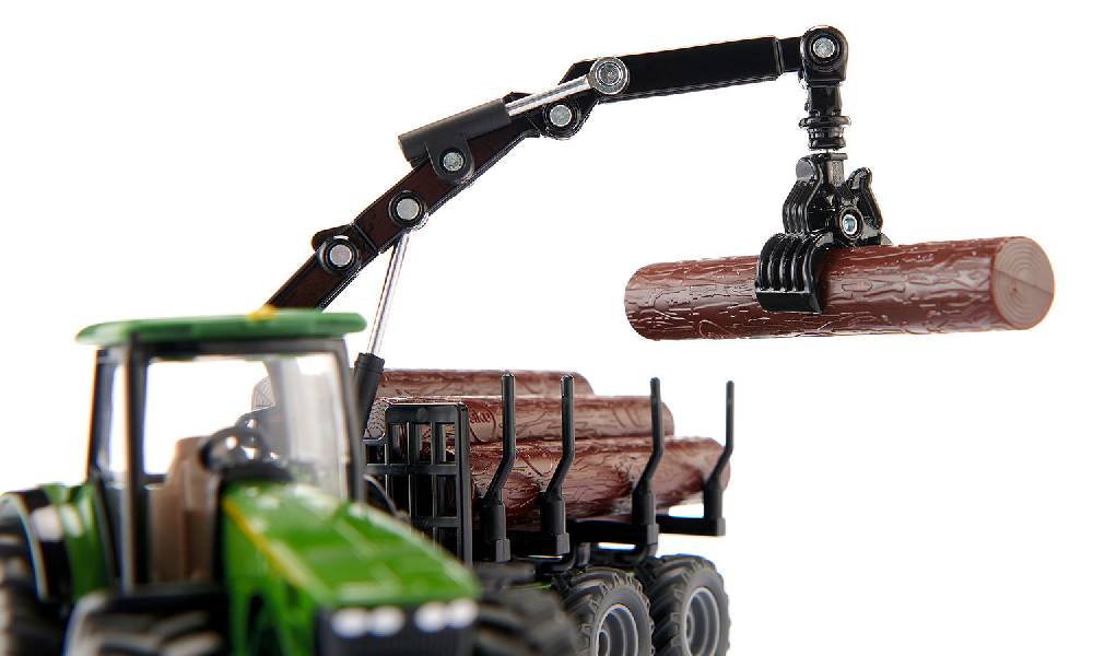 Siku Traktor mit Forstanhänger 10195400003 Fabrikverkauf