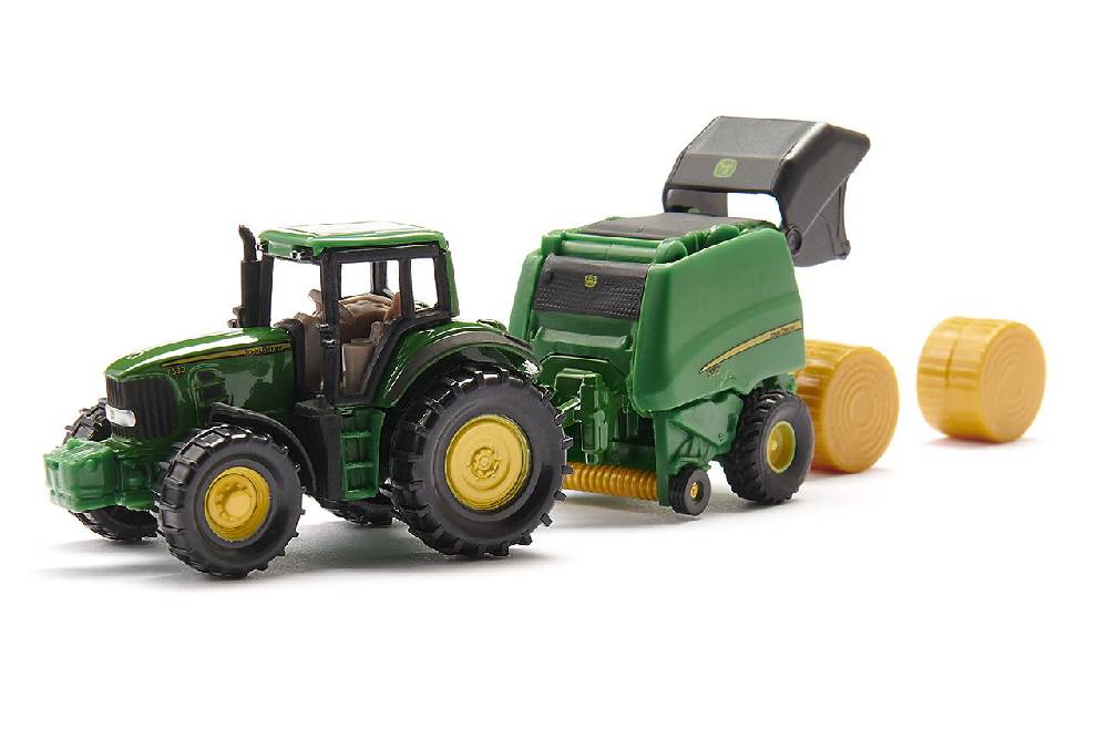 Siku John Deere Traktor mit Ballenpresse 10166500001 Sonderangebot