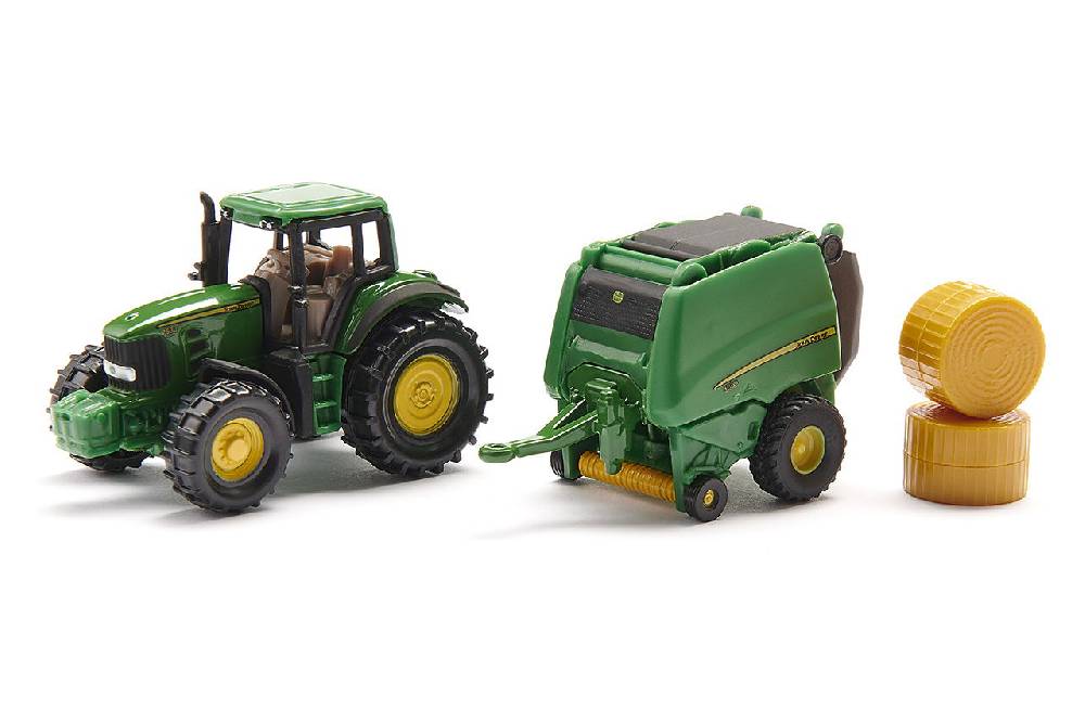 Siku John Deere Traktor mit Ballenpresse 10166500001 Sonderangebot