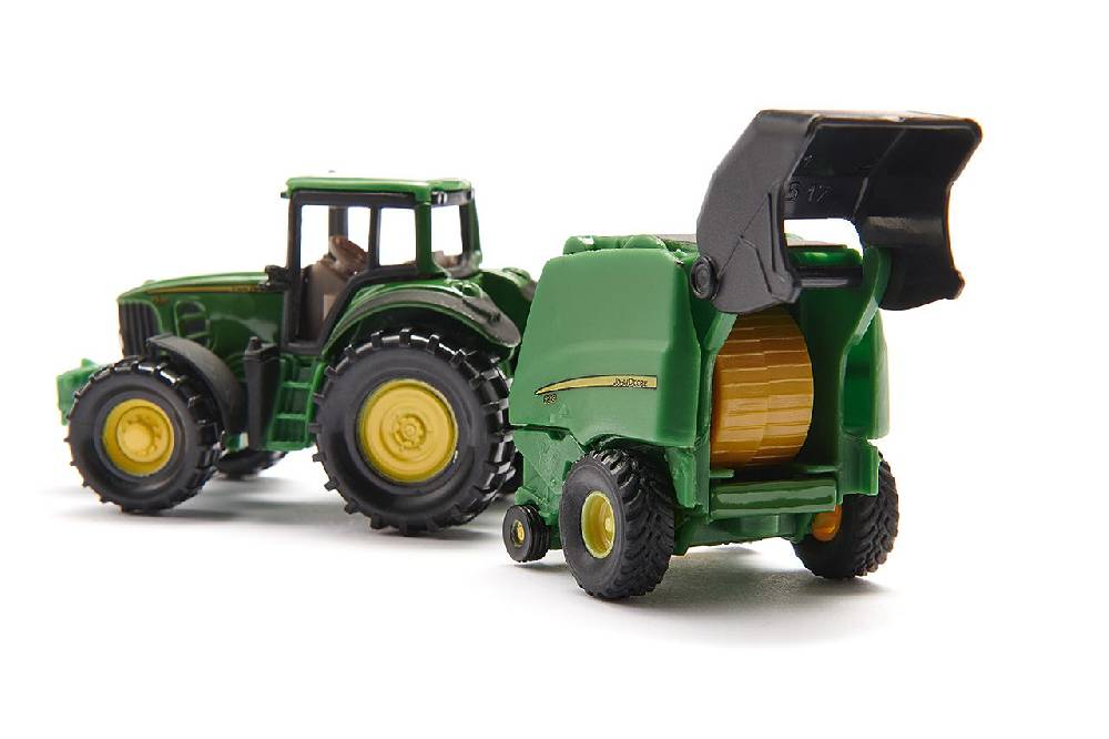 Siku John Deere Traktor mit Ballenpresse 10166500001 Sonderangebot