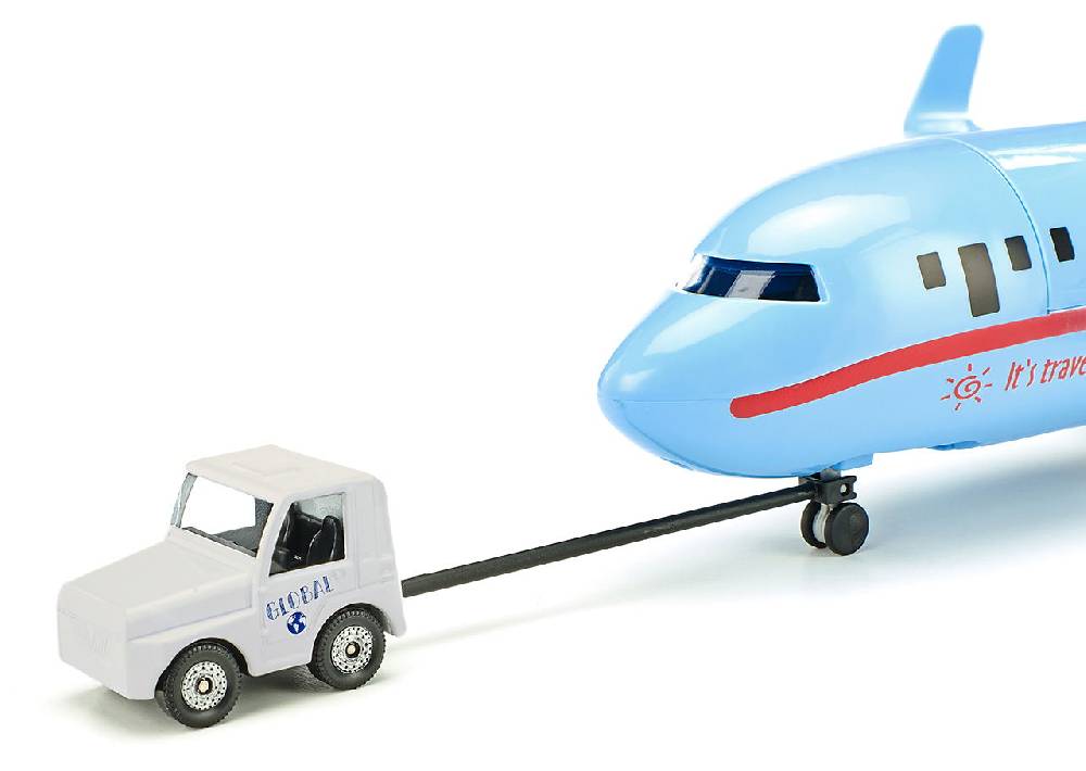 Siku Verkehrsflugzeug mit Zubehör 10540200001 Räumungsverkauf