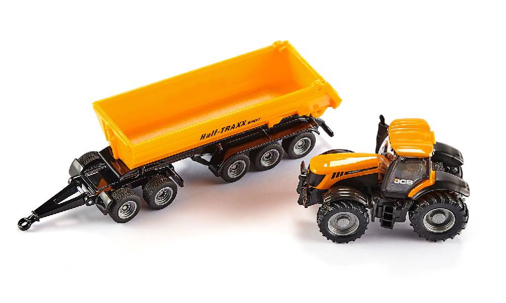 Siku JCB Traktor mit Dolly und Kippmulde 10185800002 Blitzverkäufe