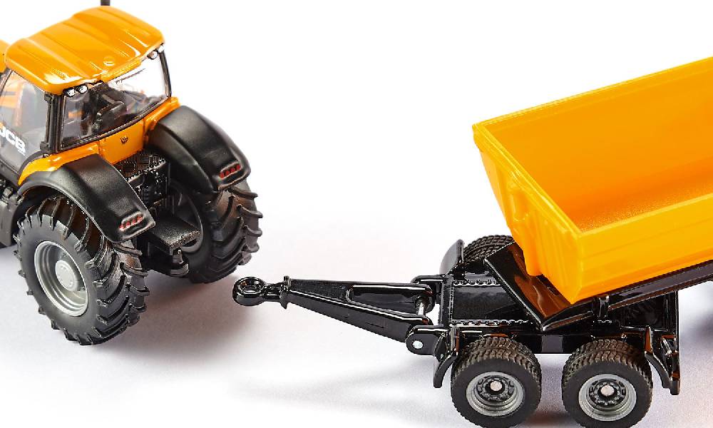Siku JCB Traktor mit Dolly und Kippmulde 10185800002 Blitzverkäufe