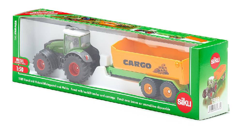Siku Fendt mit Hakenliftfahrgestell und Mulde 10198900001 Online