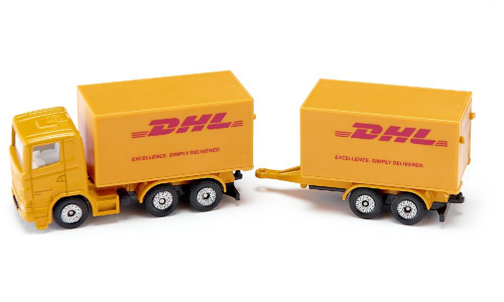 Siku LKW mit Anhänger DHL 10169400001 Weihnachtsangebot