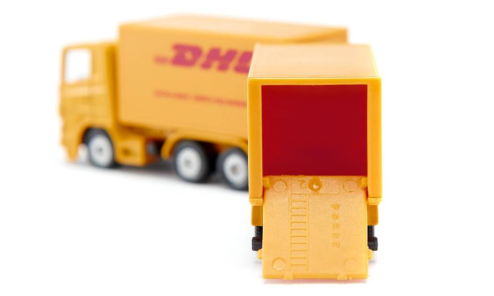 Siku LKW mit Anhänger DHL 10169400001 Weihnachtsangebot