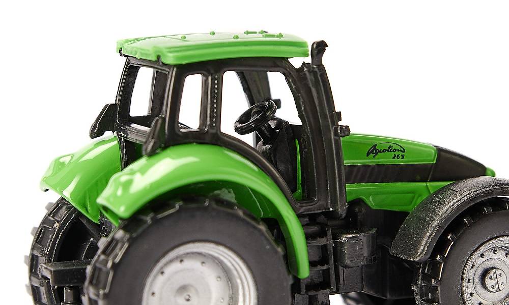 Siku DEUTZ-FAHR mit Fortuna 2-Achs Anhänger 10160600000 Super Sparpreis