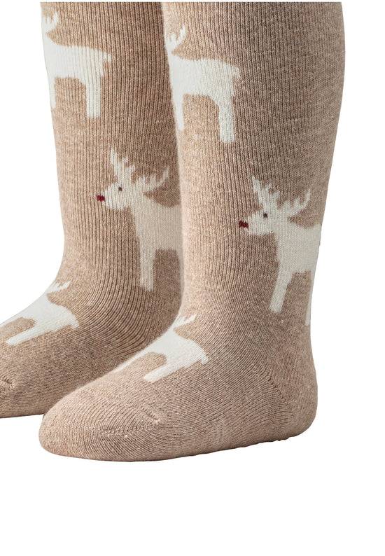 Sterntaler Weihnachtsstrumpfhose aus Baumwoll-Mischgewebe zollfrei