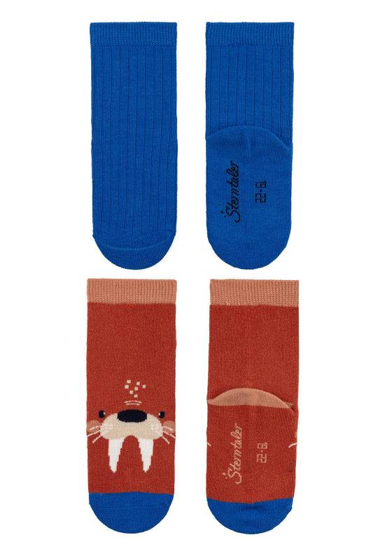 Sterntaler 6er Pack Baumwollsocken mit Walross-Motiv Auslauf