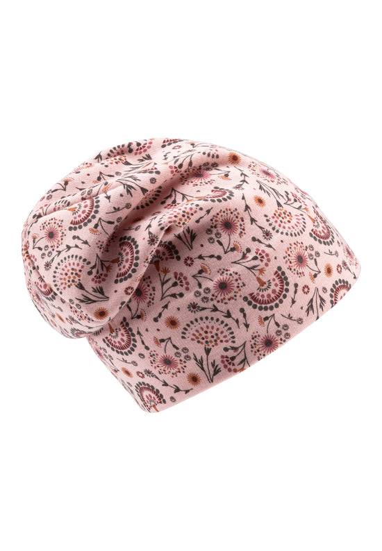 Sterntaler Beanie aus Sweat bedruckt mit floralem Motiv Fabrik Onlineshop