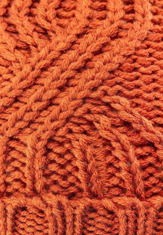 Sterntaler Mütze aus Strickware und Zopfmuster mit Umschlag Versandkostenfrei