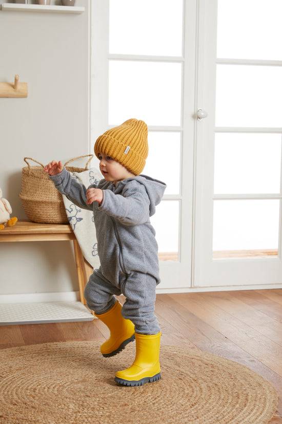 Sterntaler Mütze aus Strickware mit Umschlag, unifarben Exklusivangebot