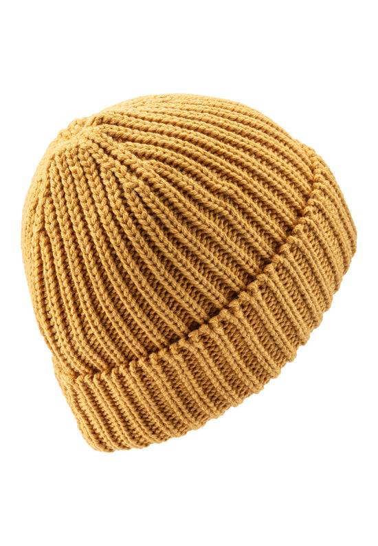 Sterntaler Mütze aus Strickware mit Umschlag, unifarben Exklusivangebot