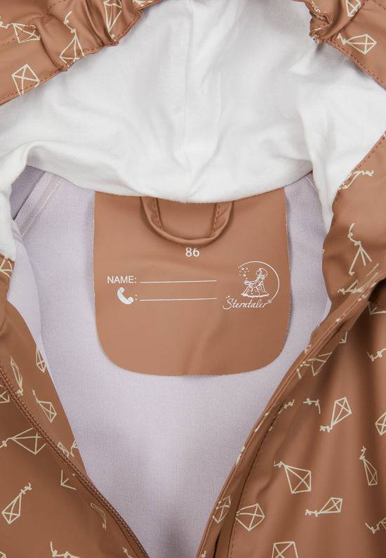 Sterntaler Regenjacke Drachen ungefüttert und wasserdicht, Braun Sonderangebote