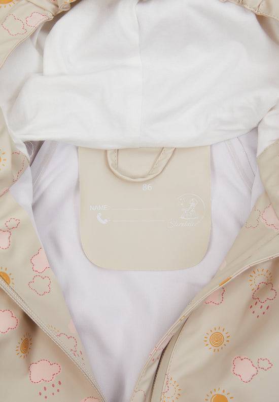 Sterntaler Regenjacke Wolke ungefüttert und wasserdicht, Beige Riesige Ersparnisse
