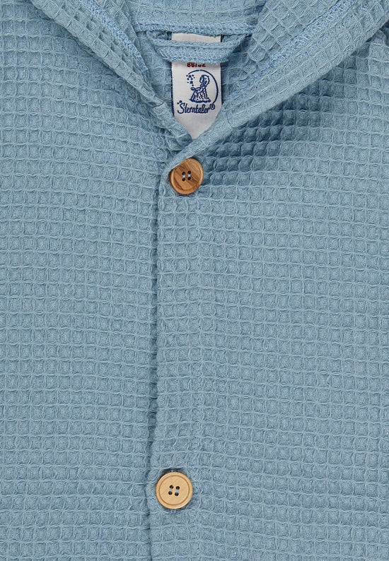 Sterntaler Bademantel Dino Rexi mit Kapuze in blau Bis zu 60% Rabatt