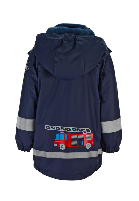 Sterntaler Regenjacke mit Innenjacke und Feuerwehrprint Speichern exportieren