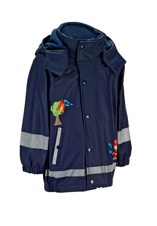 Sterntaler Regenjacke mit Innenjacke und Feuerwehrprint Speichern exportieren