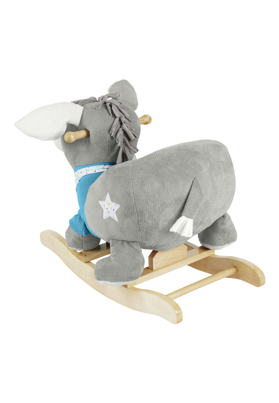 Sterntaler Schaukeltier Esel Erik in Grau und Türkis Fabrik Onlineshop