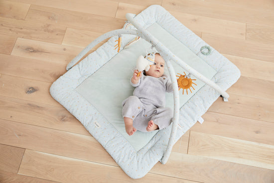 Sterntaler Baby Spielbogen Ente Edda in helltürkis Saisonschlussverkauf