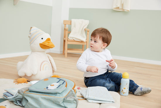 Sterntaler Kinderrucksack mit Motiv Ente Edda in steingrün, 5L Große Rabatte
