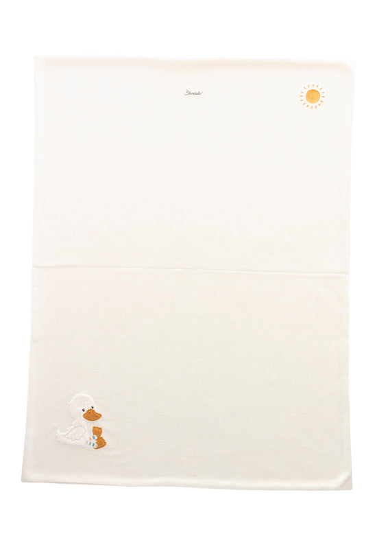 Sterntaler Babydecke Ente Edda aus wärmendem Microfleece in ecru VIP-Rabatte