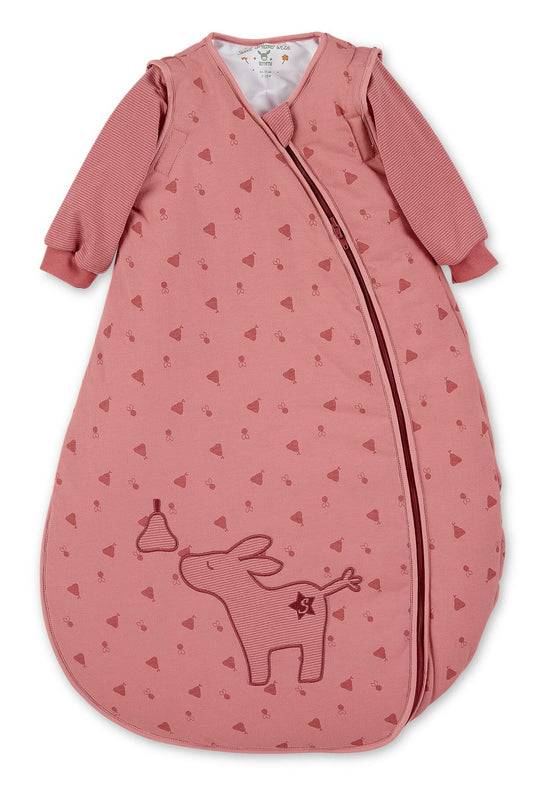 Sterntaler Schlafsack mit Ärmeln 70cm Esel Emmily, Mittelrot Top Angebot