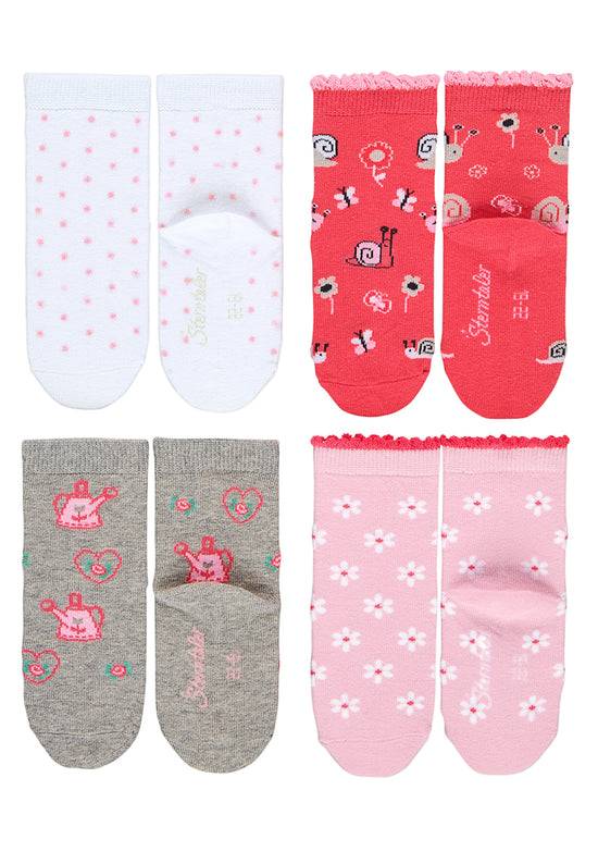 Sterntaler Kindersocken 7er-Box Mädchen in Hellgrau melange Top Angebot
