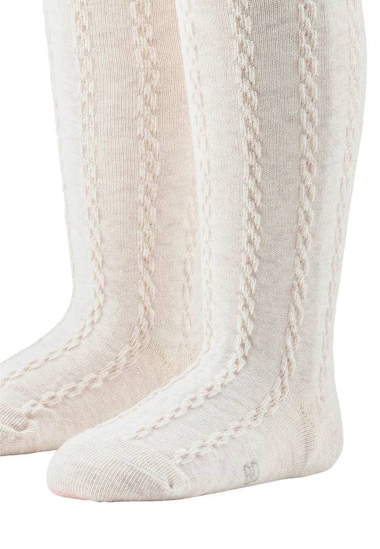 Sterntaler Baumwoll-Mischgewebe Strumpfhose mit Zopfmuster Blitzangebot