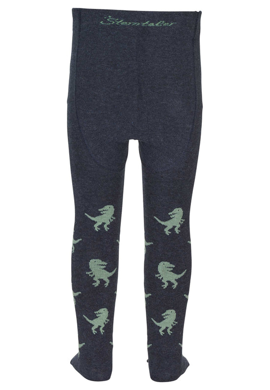 Sterntaler Strumpfhose T-Rex in Blau melange mit grauen Dinos Saisonale Angebote
