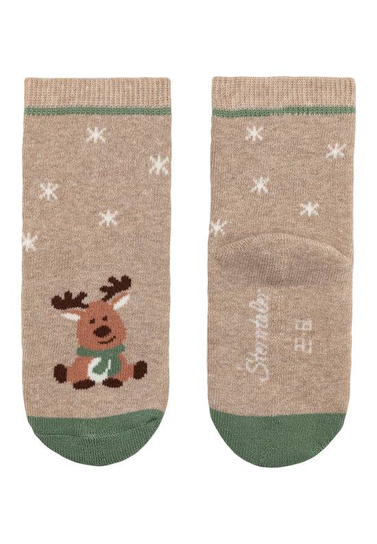 Sterntaler Socken 3er Pack Weihnachten aus Baumwoll-Mix Kauf eins, bekomm eins gratis
