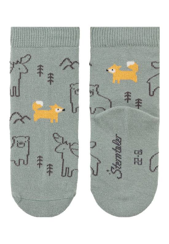 Sterntaler Socken 3er Pack Waldtiere, Tatzen und Rippenmuster Tägliche Deals