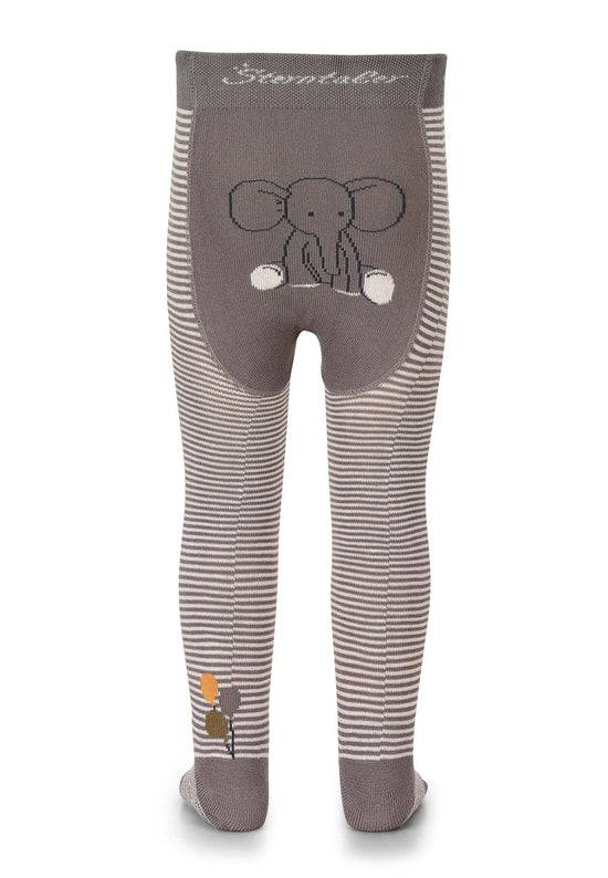 Sterntaler Krabbelstrumpfhose mit Po-Motiv Elefant Eddy, Grau Riesige Ersparnisse
