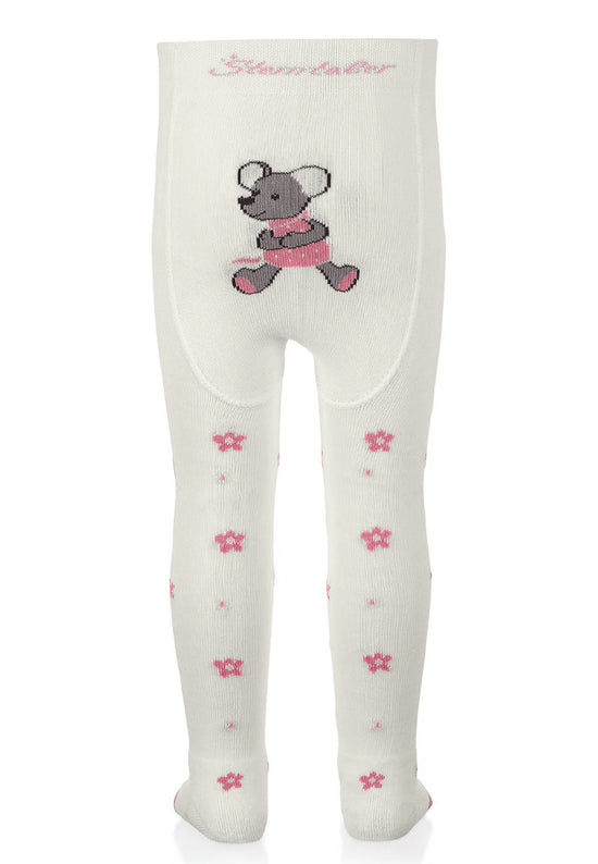 Sterntaler Krabbelstrumpfhose Mabel mit Po-Motiv in Ecru Tiefpreis