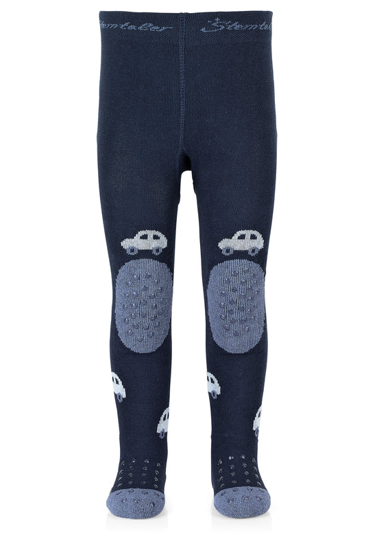Sterntaler Krabbelstrumpfhose Auto mit Po-Motiv in Marine Super Sparpreis