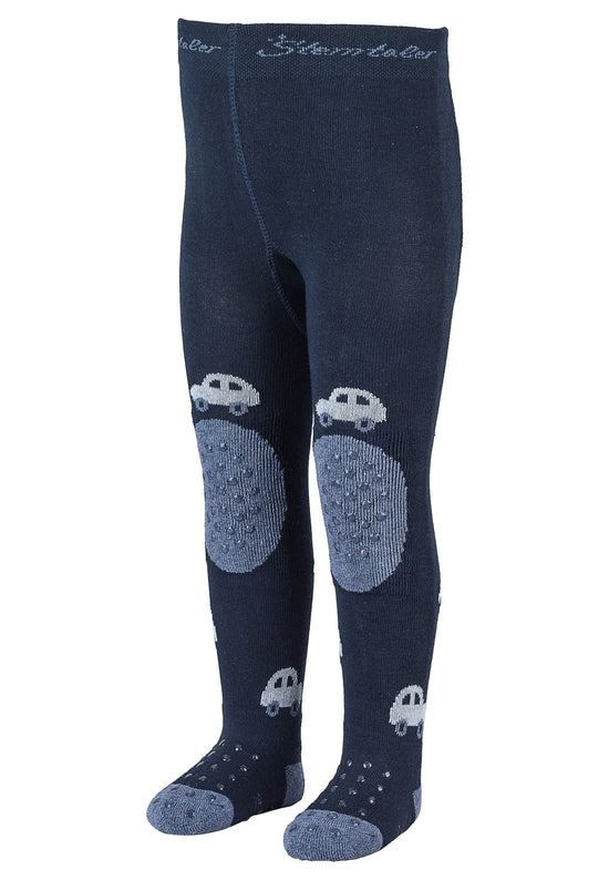 Sterntaler Krabbelstrumpfhose Auto mit Po-Motiv in Marine Super Sparpreis