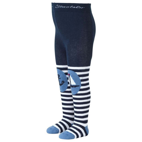Sterntaler Krabbelstrumpfhose Leuchtturm mit Ringel in marine Kostenlose Rückgabe