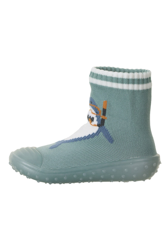 Sterntaler Adventure-Socks mit Motiv Hai in Dunkelgrün Bis zu 60% Rabatt