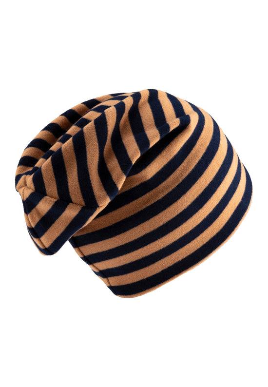 Sterntaler Beanie aus Microfleece bedruckt mit Ringeln Black Friday Preise