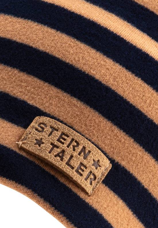 Sterntaler Beanie aus Microfleece bedruckt mit Ringeln Black Friday Preise