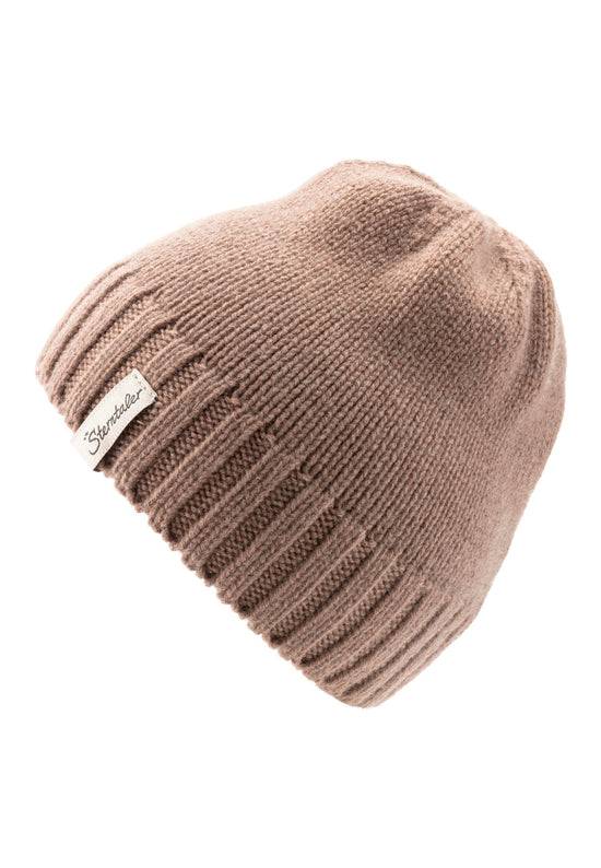 Sterntaler Strickmütze aus Lambswool, unifarben 50% Rabatt für begrenzte Zeit