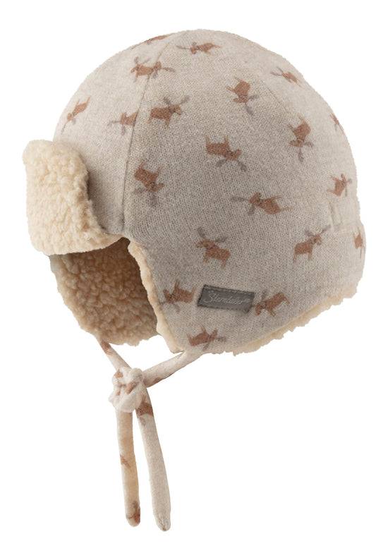 Sterntaler Fliegermütze Rentiere gefüttert mit Baumwollteddy Rabatte dieses Monats