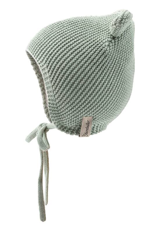 Sterntaler GOTS Strickmütze mit Baumwollfleece-Futter Auslauf