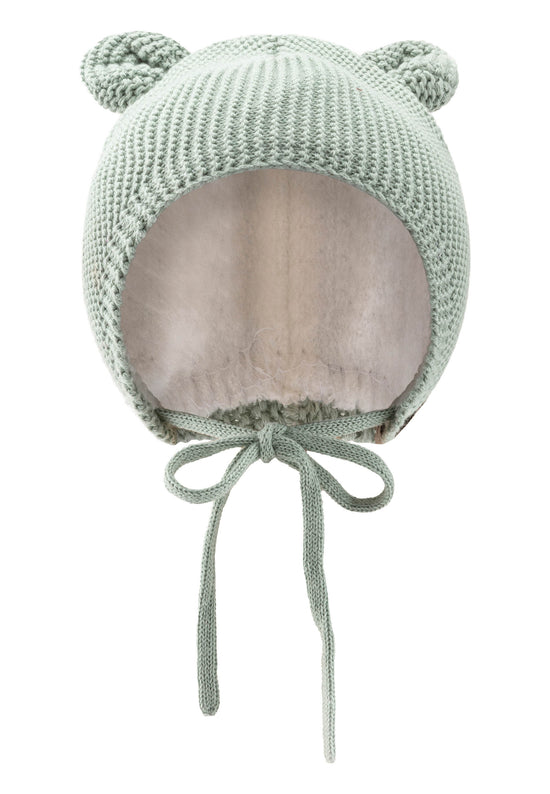 Sterntaler GOTS Strickmütze mit Baumwollfleece-Futter Auslauf
