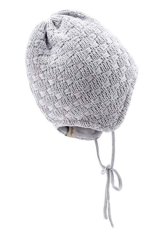 Sterntaler Mütze aus Strickware mit eingestrickten Schleifen Kostenloser Versand