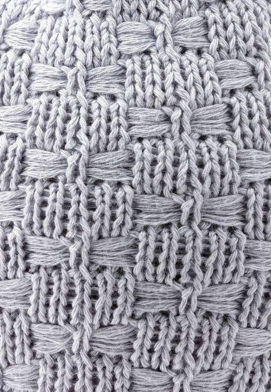 Sterntaler Mütze aus Strickware mit eingestrickten Schleifen Kostenloser Versand