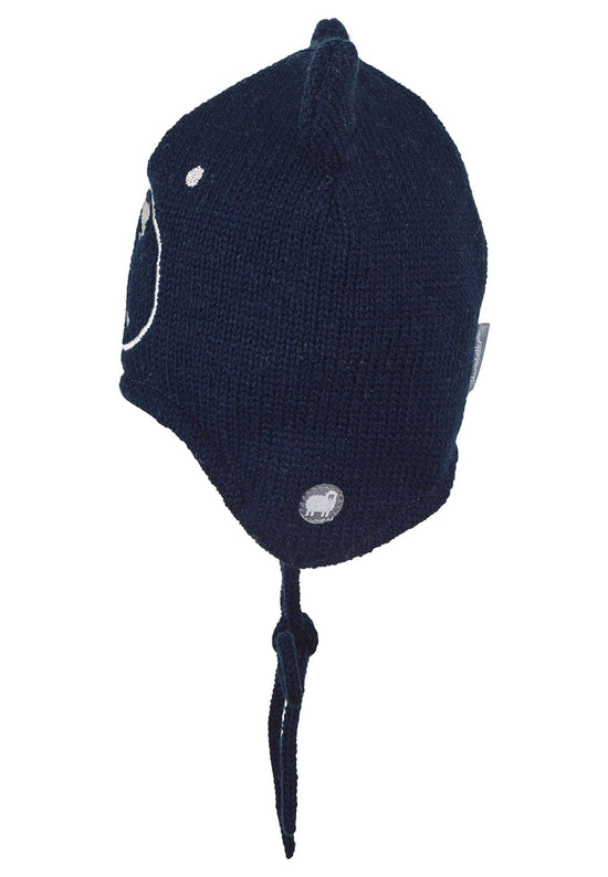Sterntaler Strickmütze aus Wolle (Merino) mit Bärengesicht Rabatt