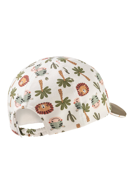 Sterntaler Baseballcap bedruckt mit Safari-Tieren in ecru Begrenztes Angebot