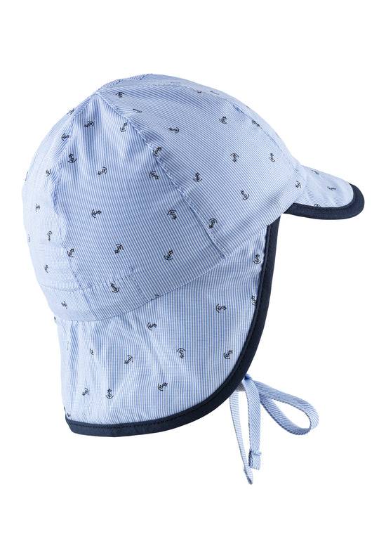Sterntaler Schirmmütze mit Nackenschutz in Himmelblau, UV 30 Preisnachlass
